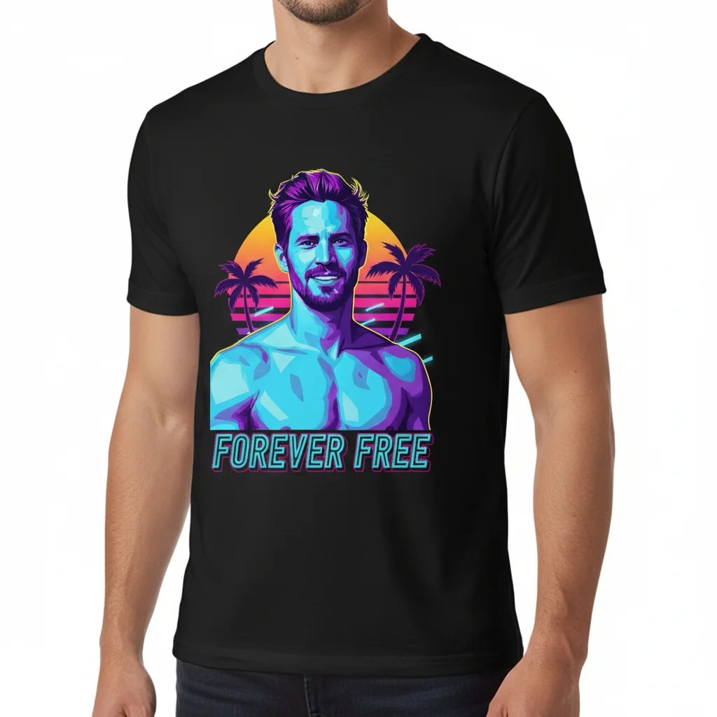 Paul Walker Shirtless Essential T-Shirt - Iconic Tribute Tee