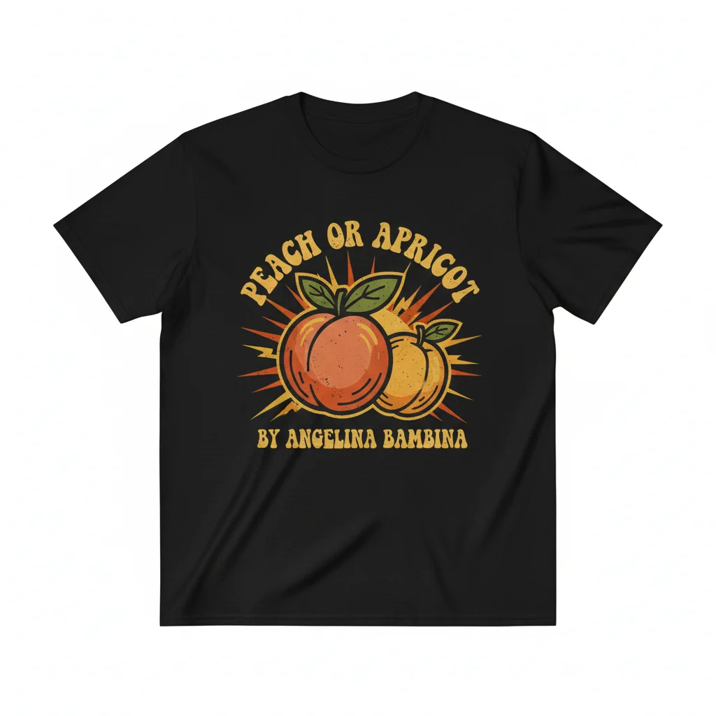 Apricot Peach Luxe Tee