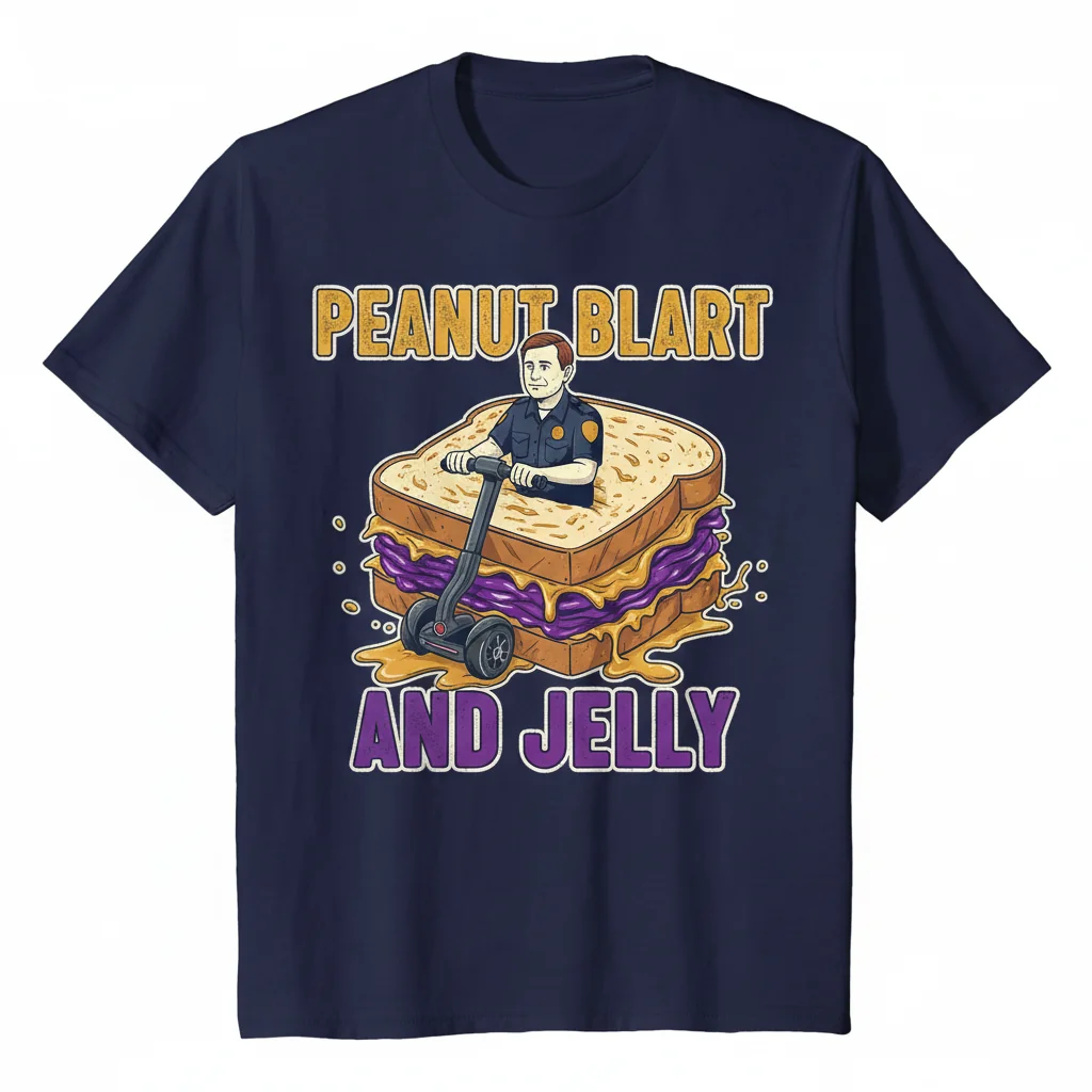 Peanut Blart & Jelly "Paul Blart Mall Cop" Durable Essential Tee