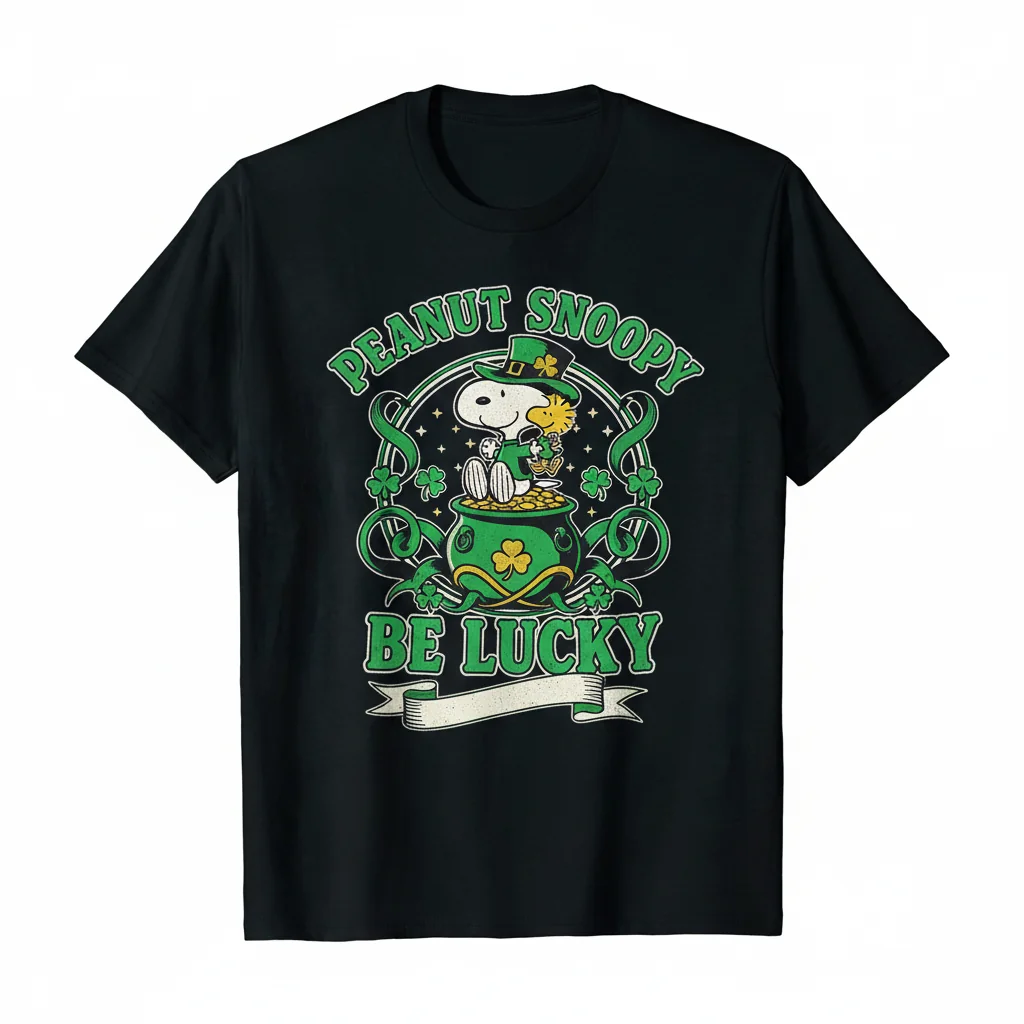 Snoopy St. Patrick's Day Lucky Peanut Tee - Unisex