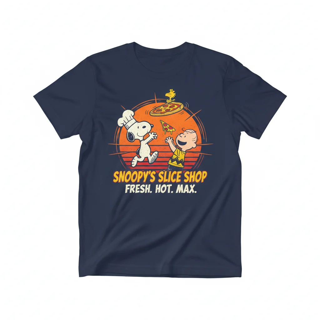 Peanuts Freeze Max: Snoopy's Slice Shop Tee