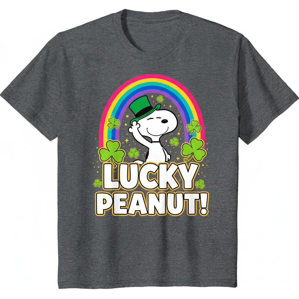 Snoopy Feeling Lucky Premium Tee – Durable, Comfortable & Fade-Resistant