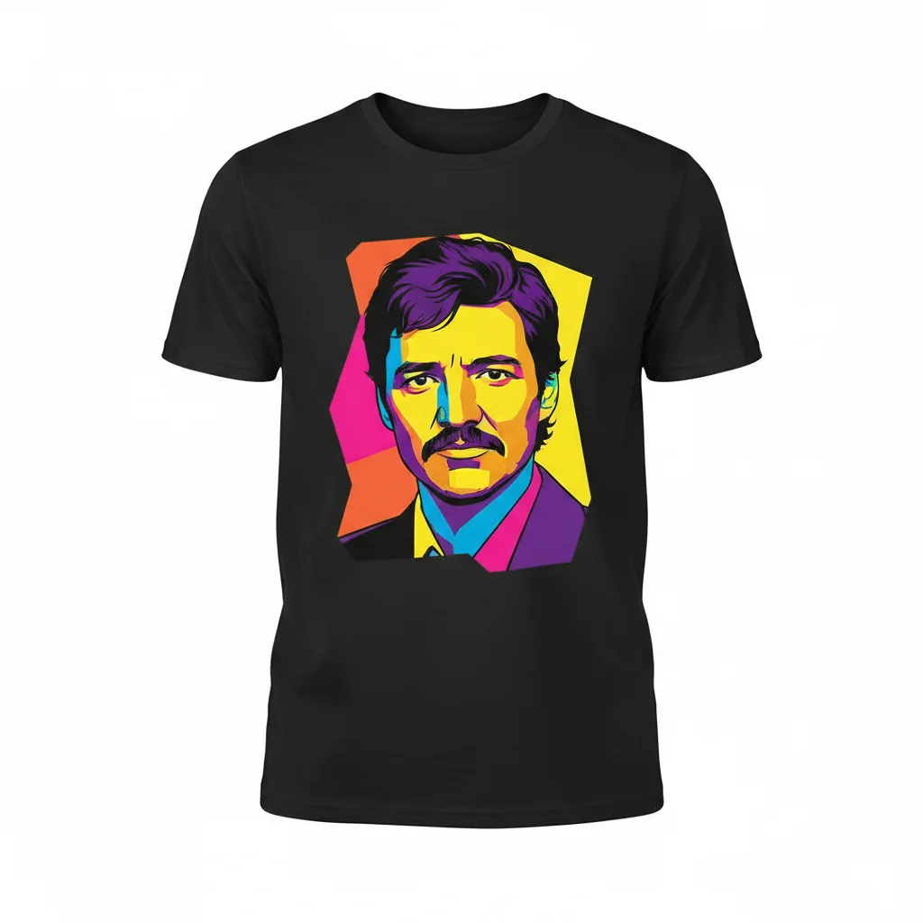 Pedro Pascal Photo Collage T-Shirt - Essential Fan Apparel