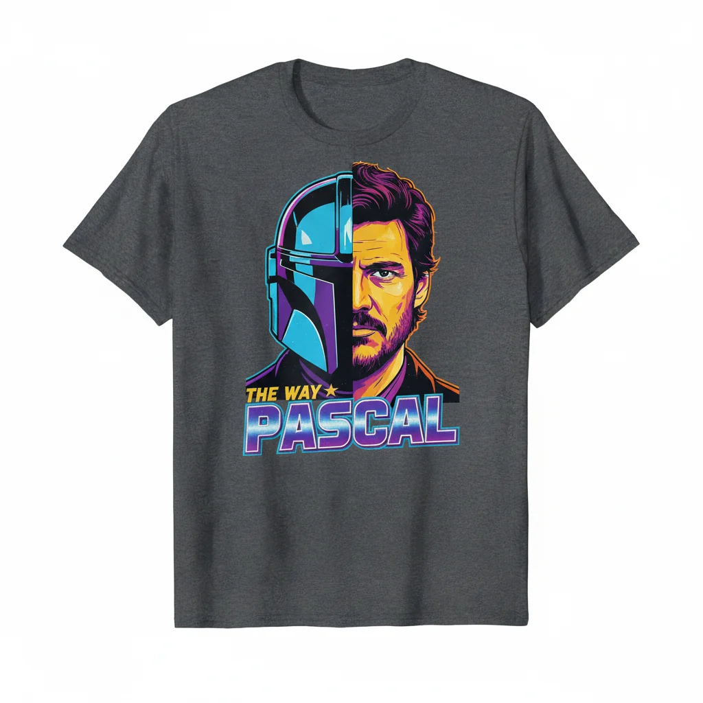 Camiseta Gráfica Tributo a Pedro Pascal – Estilo Celebrity