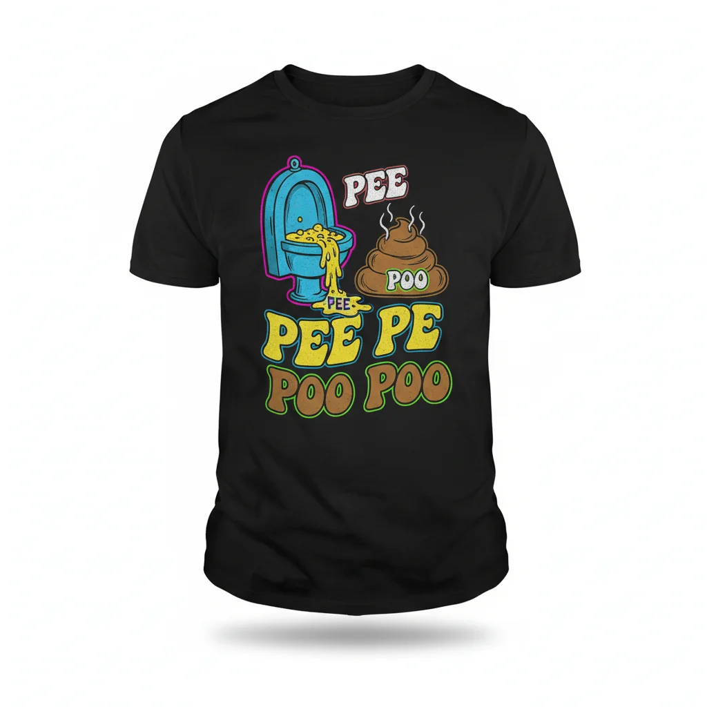 Pee Pee Poo Poo Essential T-Shirt - Funny Meme Apparel