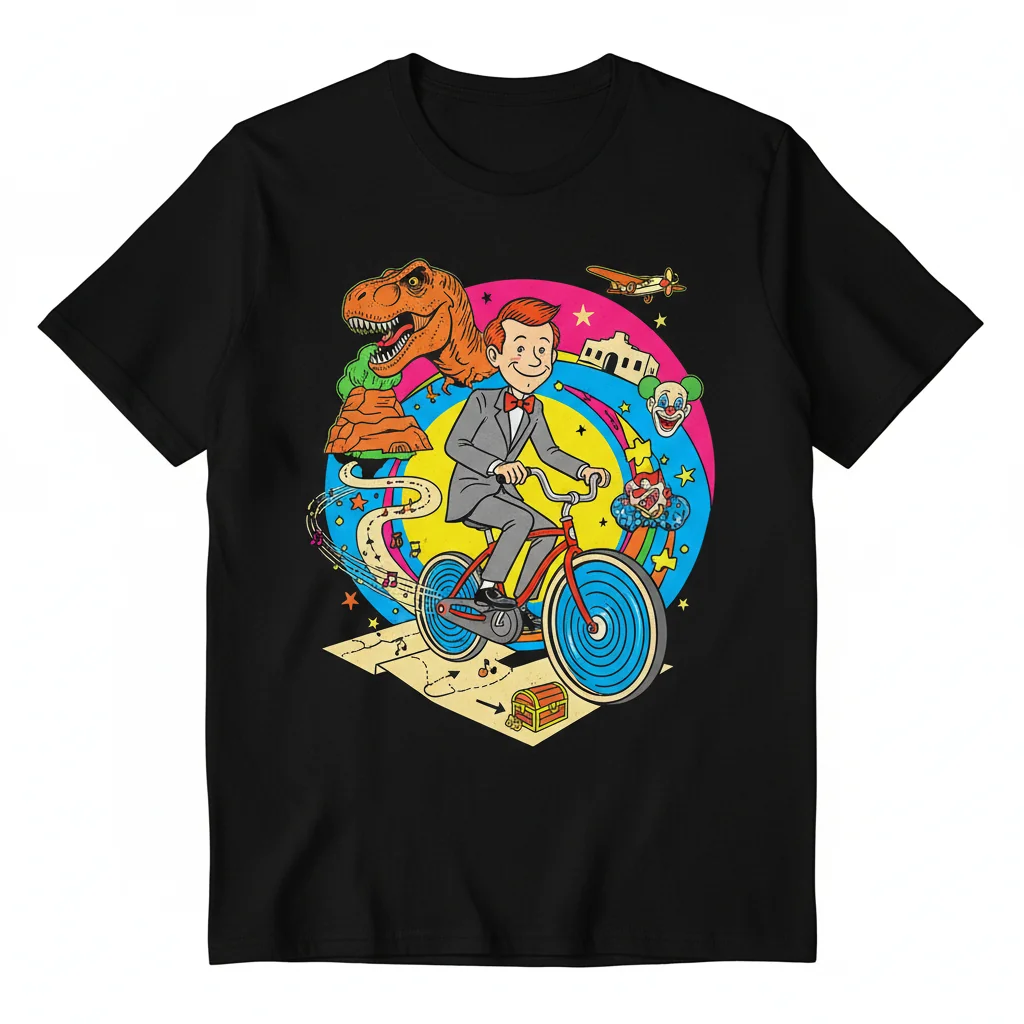 Pee-wee’s Big Adventure: Iconic Movie Poster Tee – Wear Your Cinematic Heart