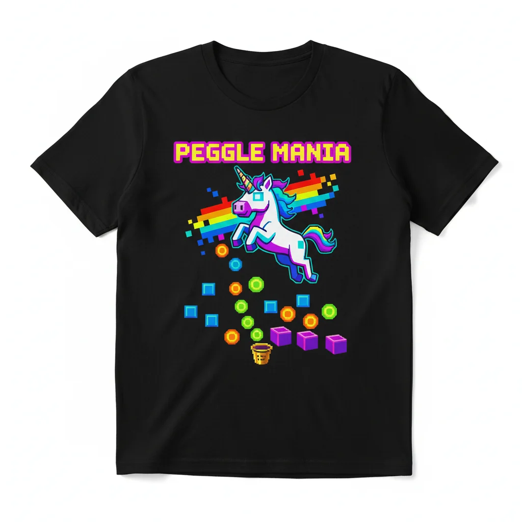 Peggle Essential T-Shirt - Officially Licensed PopCap Gaming Tee