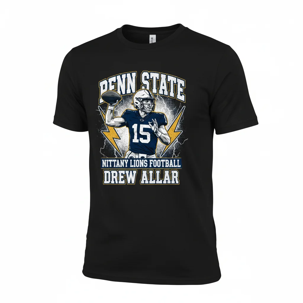 Drew Allar Penn State Nittany Lions Football Fan T-Shirt - Official NCAA Gear