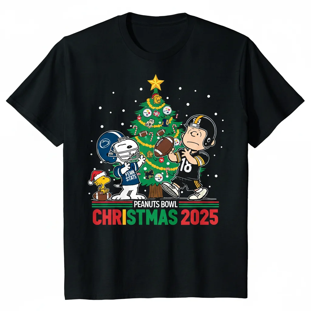 PSU x Steelers Peanuts '25 Holiday Tee