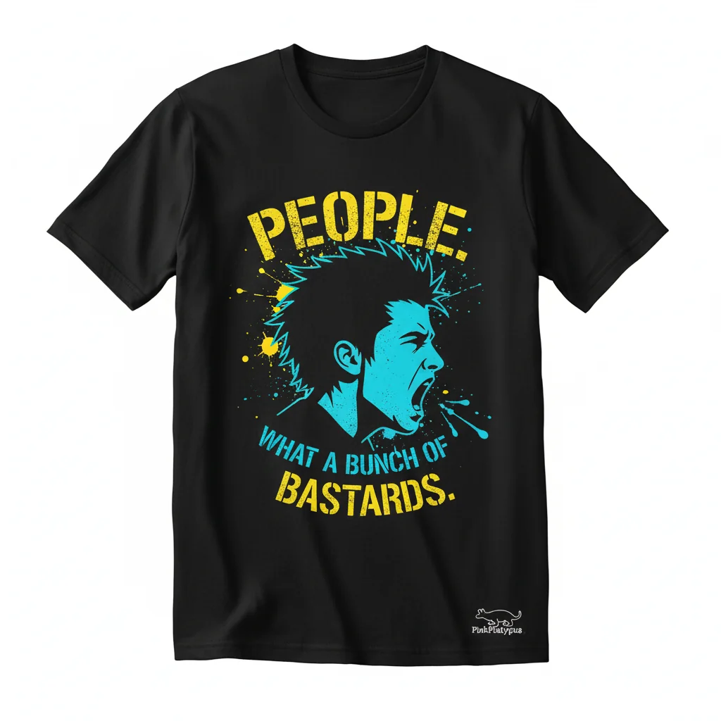 The Roy, IT Crowd 'Bunch of Bastards' Essential Tee