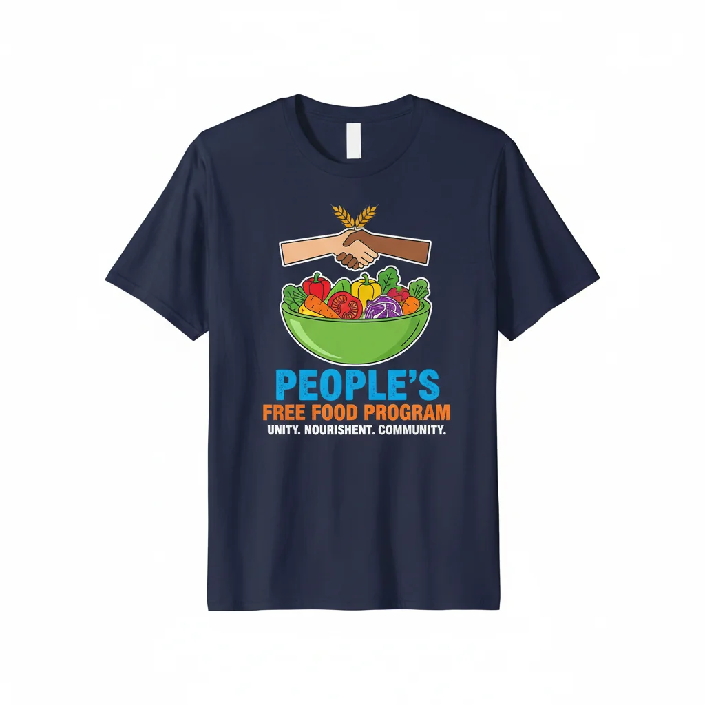 People's Free Food Program Essential T-Shirt - Durable & Vibrant