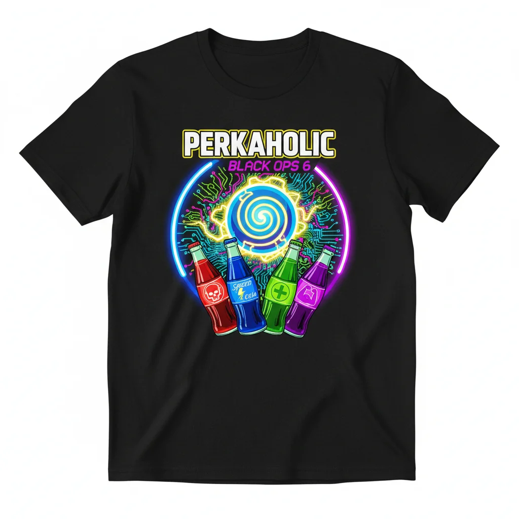 Perkaholic Gobblegum - Black Ops 6 Camiseta Esencial: Comodidad Duradera y Estilo Imborrable