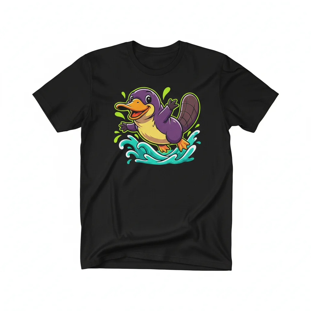 Perky Platypus Essential T-Shirt – Fun & Comfy Unisex Tee