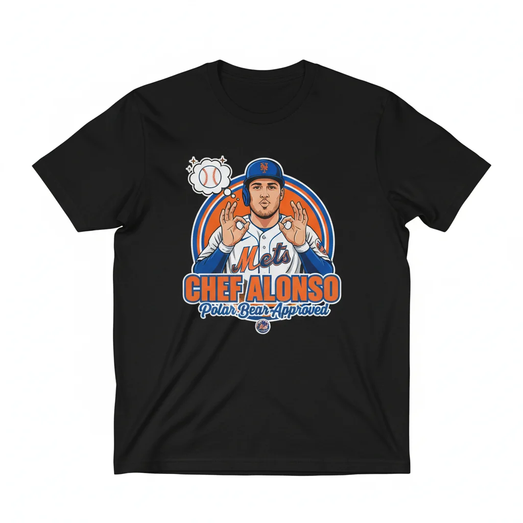 Pete Alonso Chef's Kiss Mets Street Tee