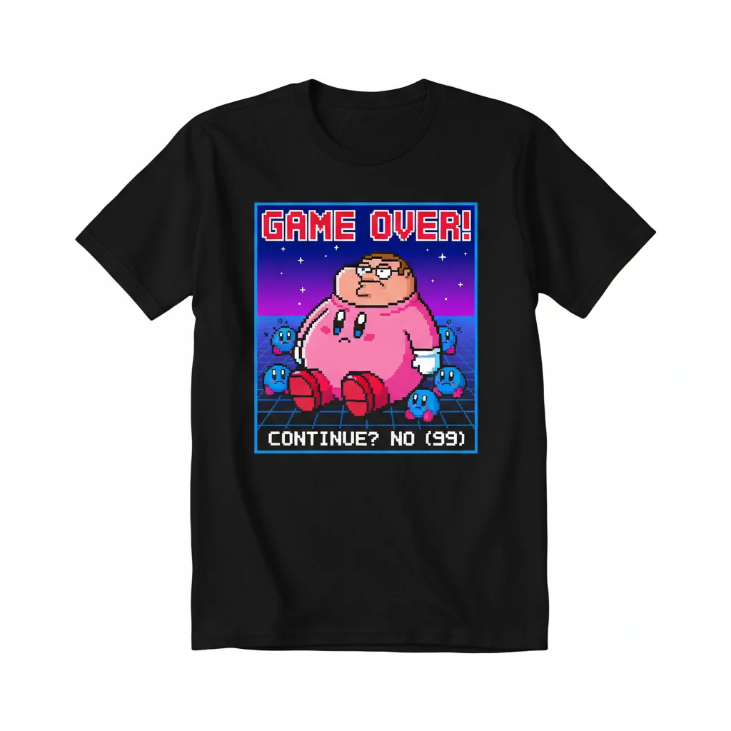 Game Over, Peter! Essential T-Shirt – A Hilarious Kirby Crossover