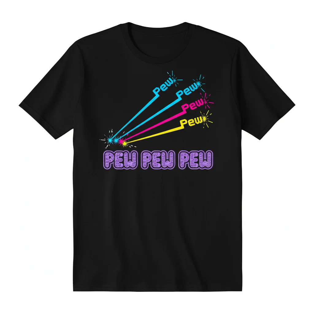 Pew Pew Pew: Unleash Your Inner Hero | Premium Essential T-Shirt