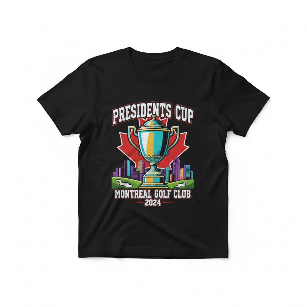 PGA Tour 2024 Presidents Cup Montreal Golf Club Shirt - Durable & Fade-Resistant
