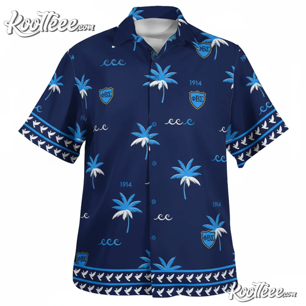 Phi Beta Sigma Fraternity Inc. 1914 Vintage Hawaiian Shirt - Officially Licensed