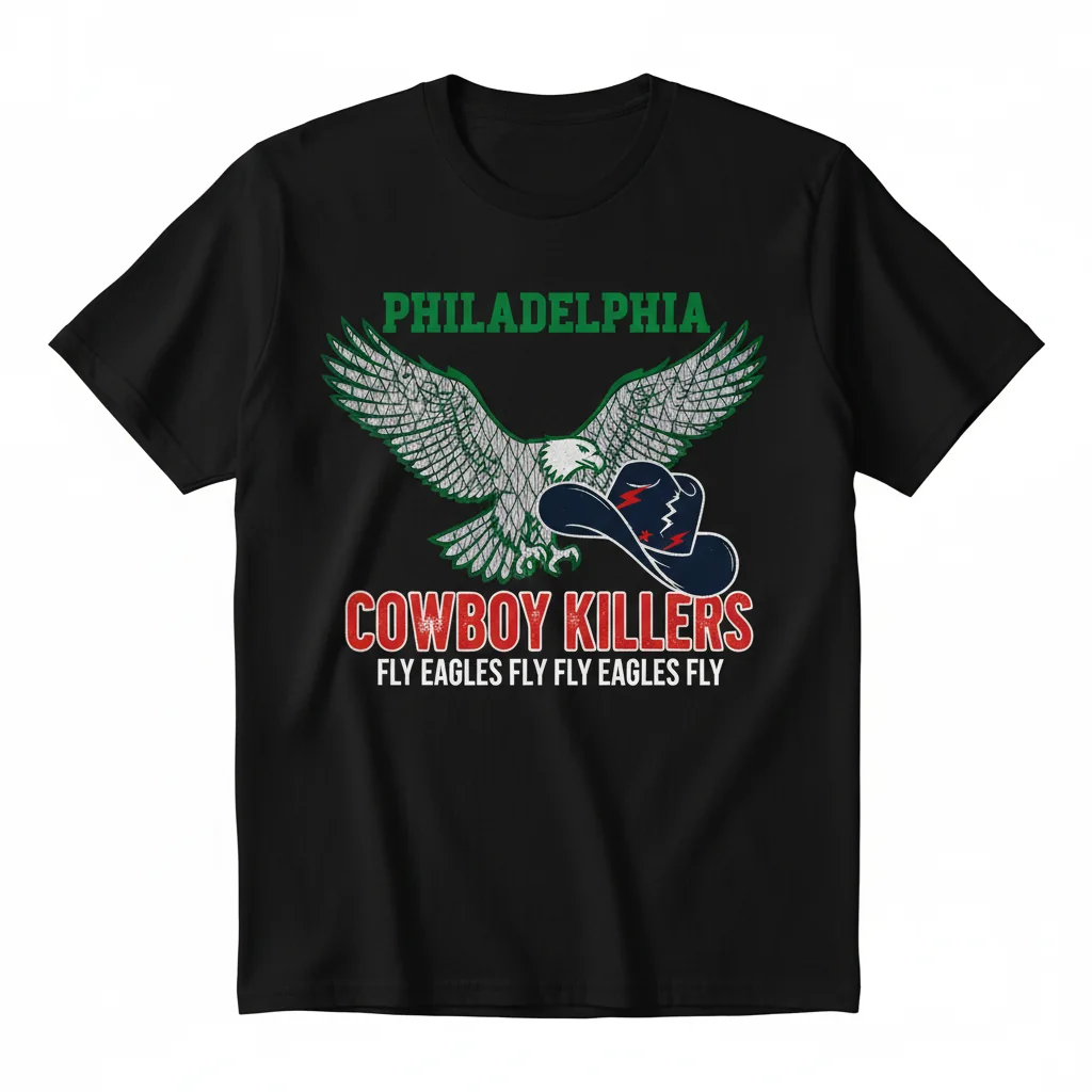 Philadelphia Eagles "Cowboy Killers" Premium Fan Shirt - Durable & Fade-Resistant