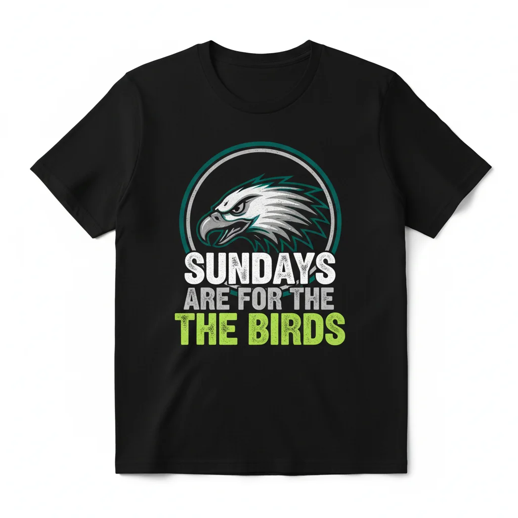 Philadelphia Eagles Football Sundays Are For The Birds T-Shirt - NFL Fan Apparel