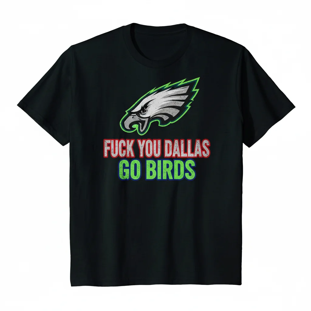 Philadelphia Eagles vs Dallas Cowboys Go Birds Fan T-Shirt