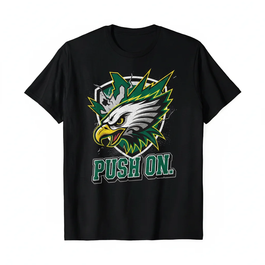 Philadelphia Eagles Push On Shirt – Official NFL Fan Gear Tee