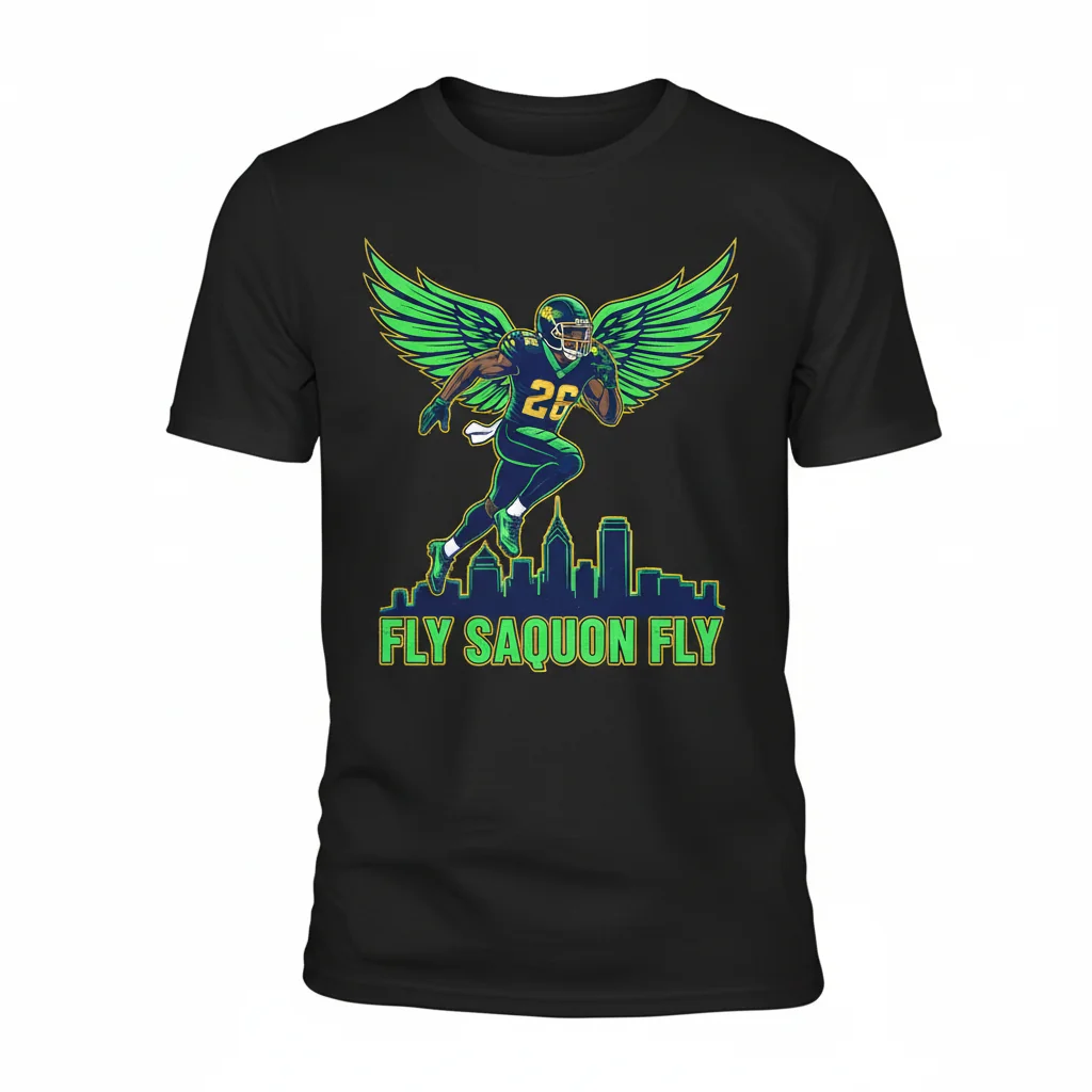 Eagles Barkley 'Fly Saquon Fly' Statement Tee