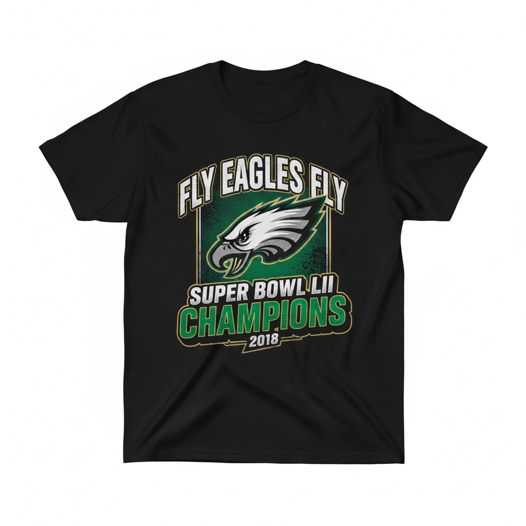 Philadelphia Eagles Super Bowl LII Champions T-Shirt - Official Fan Apparel