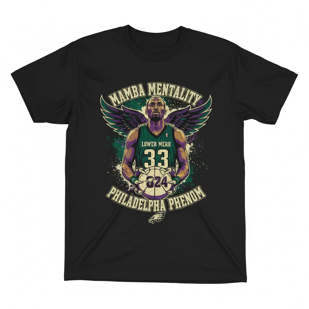 Philadelphia Eagles x Kobe Bryant Vintage Graphic T-Shirt - Unisex Premium Cotton Tee