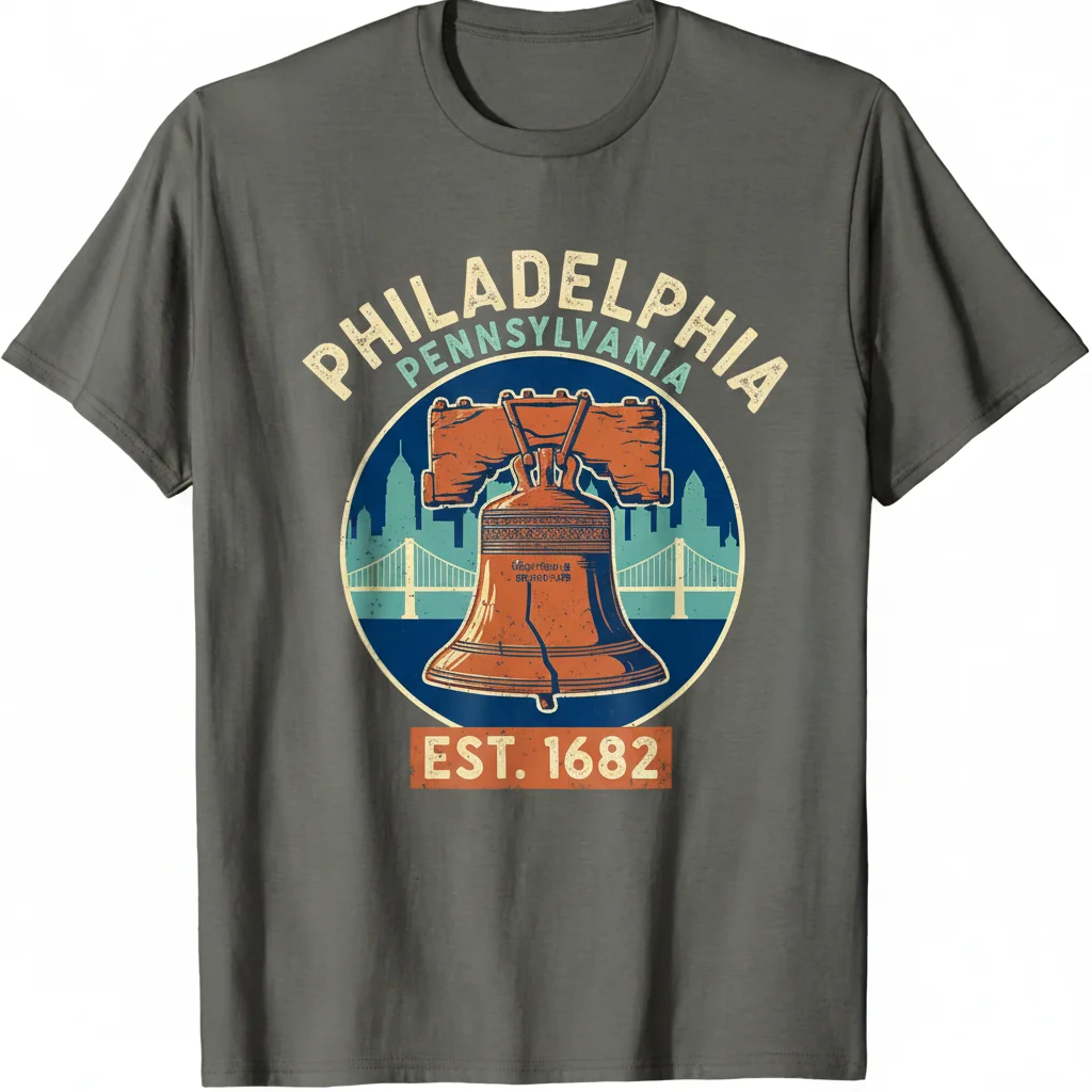 Philadelphia Pennsylvania Est. 1682 – Premium Durable Unisex T-Shirt