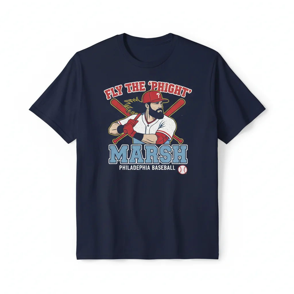 Philadelphia Phillies Brandon Marsh Baseball T-Shirt