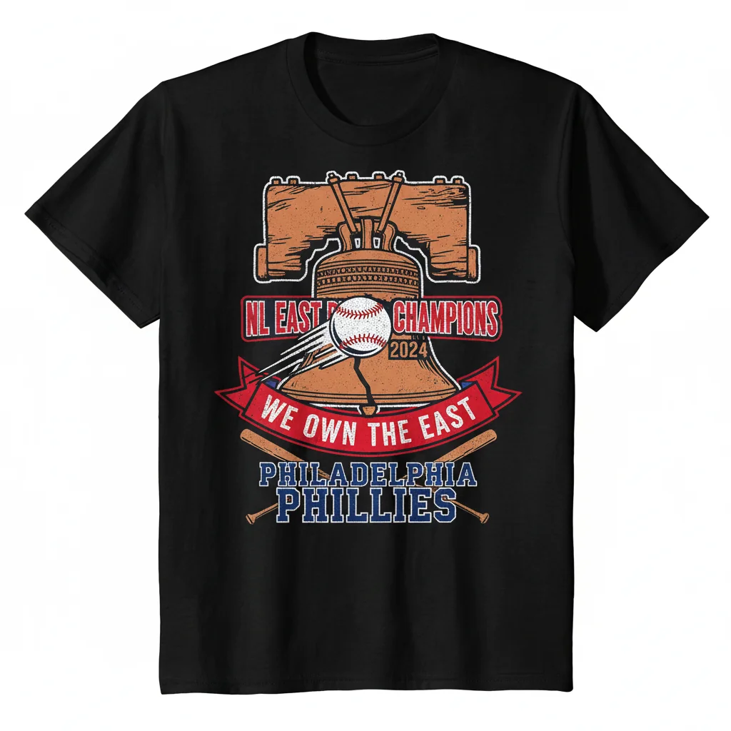 Philadelphia Phillies NL East Division Champions 2024 'We Own The East' Premium Fan Tee