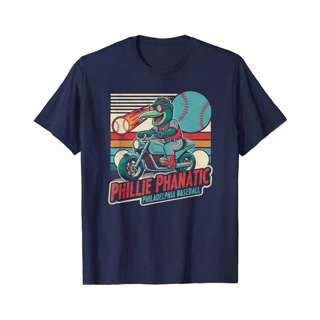 Vintage Phillie Phanatic Mascot Tee - Premium Fan Apparel
