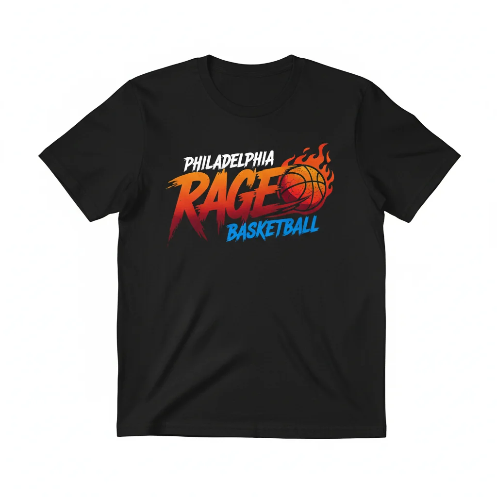 Philly Rage Basketball Tee: Court to Street