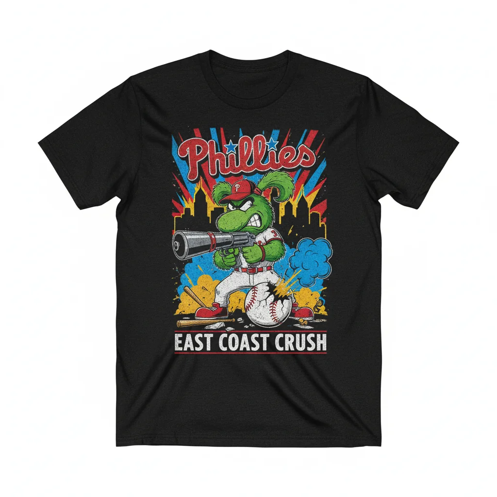 Phillie Phanatic vs. Mr. Met: The Ultimate Rivalry Tee