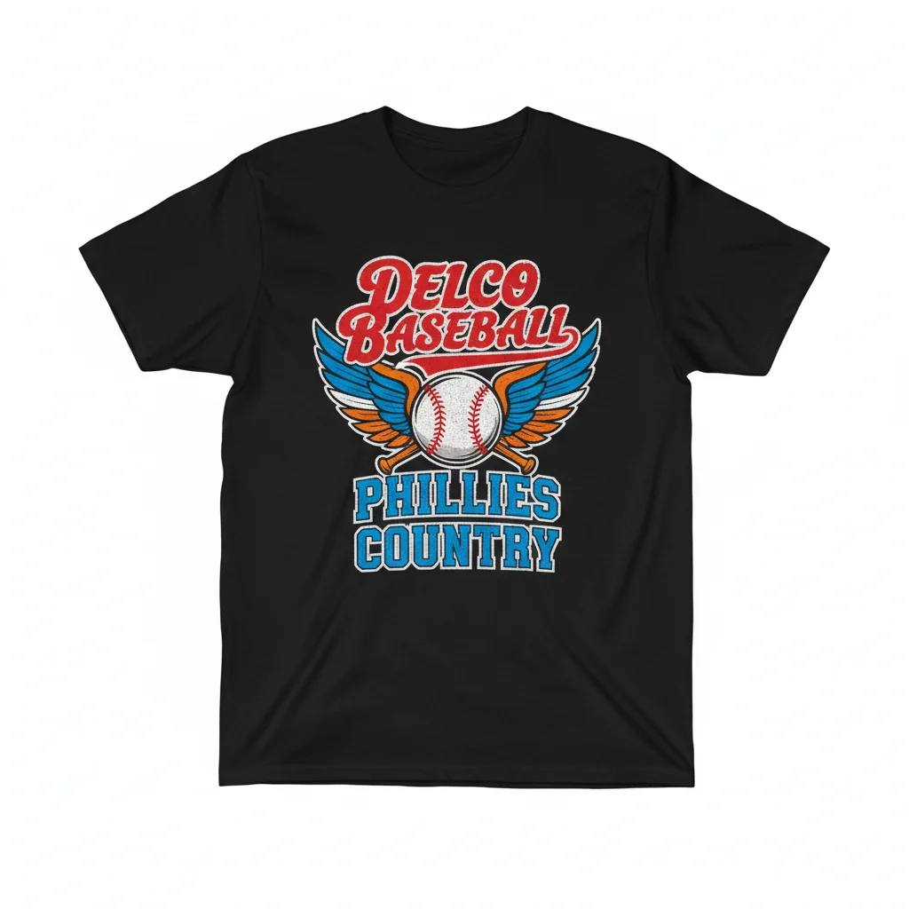 Delco Phillies Vibe Tee