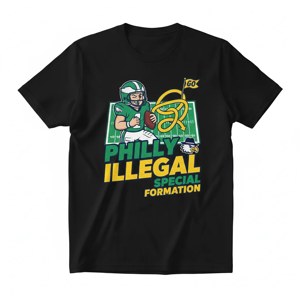 Philly Special Phillegal - Illegal Formation Funny Sports Fan Tee