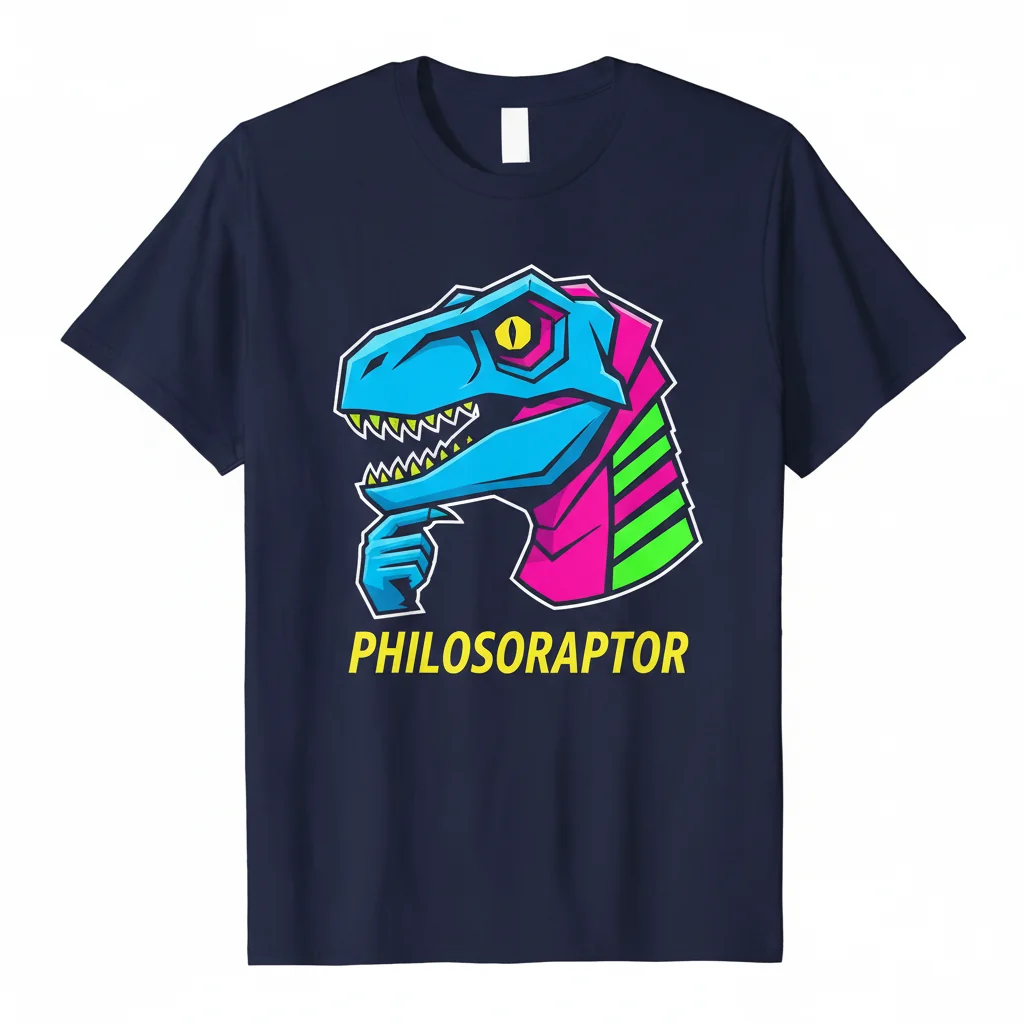 Philosoraptor Essential T-Shirt – Unique Dinosaur Meme Tee