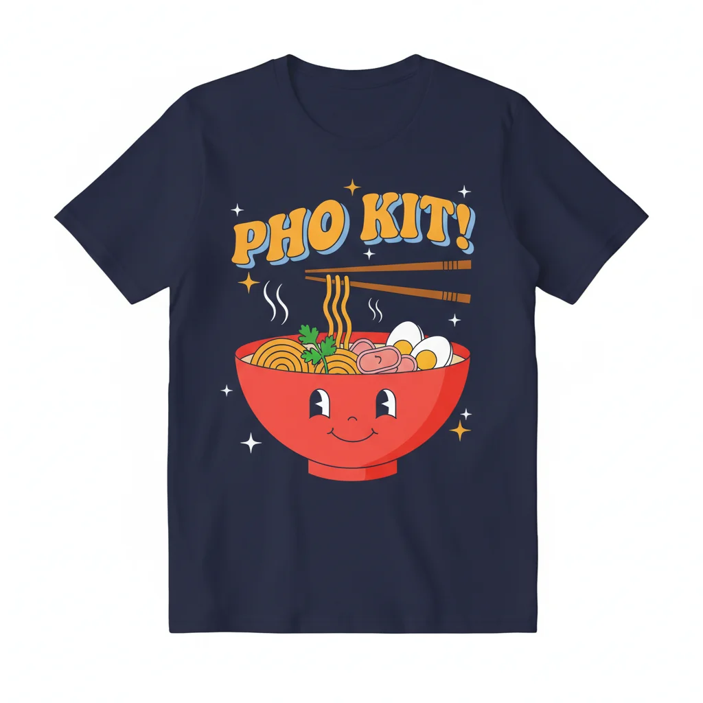 Pho Kit! Smiling Bowl Street Tee