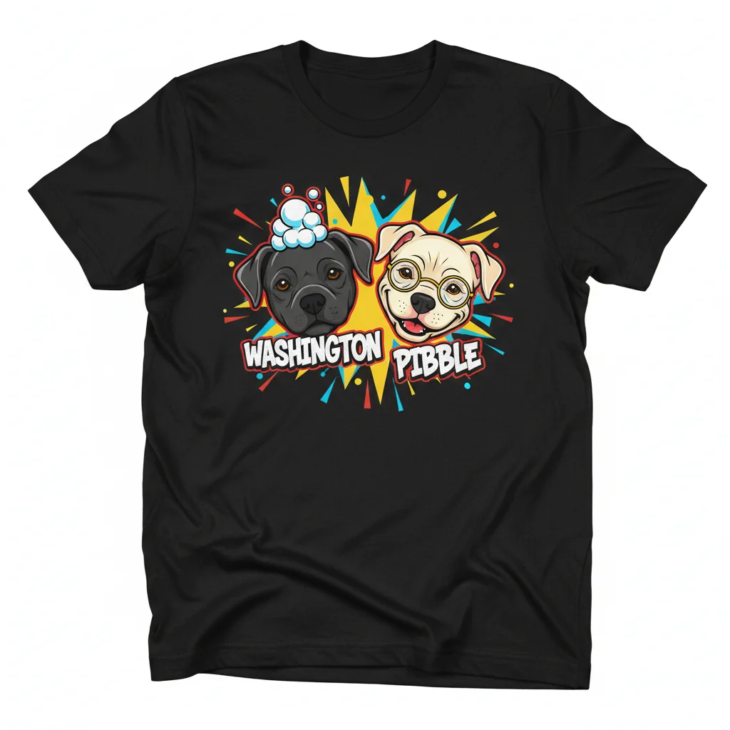 Pibble and Washington Meme Dog Puppies Essential T-Shirt – Comfortable & Stylish Unisex Tee