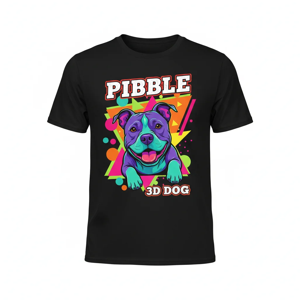 The Pibble 3D Graphic Tee