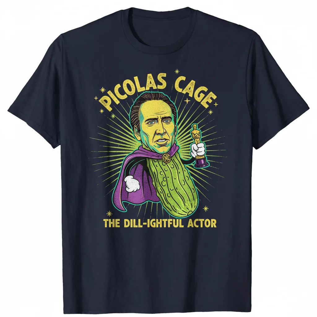 Picolas Cage Pickle T-Shirt | Wearable Pop Art