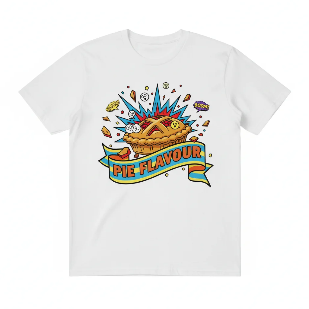 ASDF Movies "Pie Flavour" Essential Tee