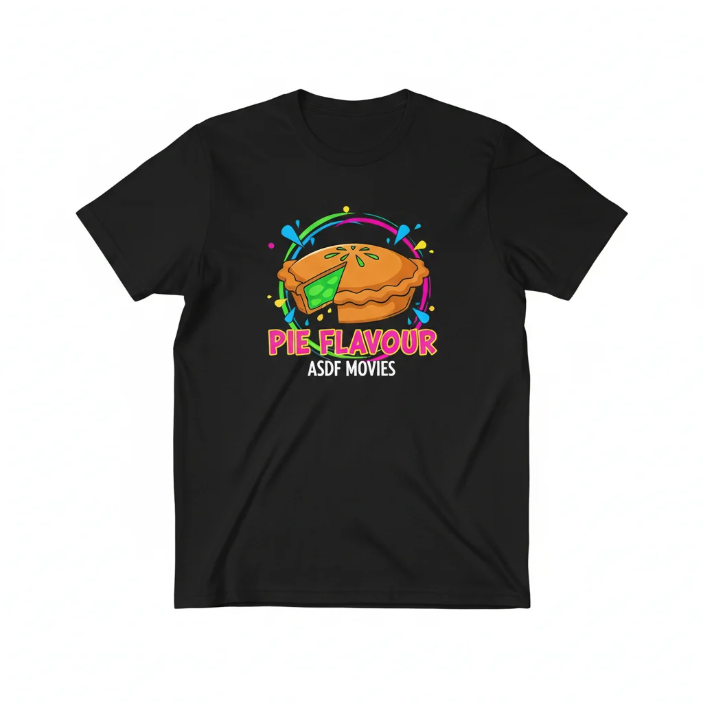 ASDF Movies "Pie Flavour" Premium Essential T-Shirt – Fade-Resistant & Perfect Fit