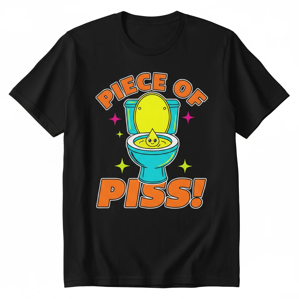 PISS! Essential Tee – Effortless Vibe.