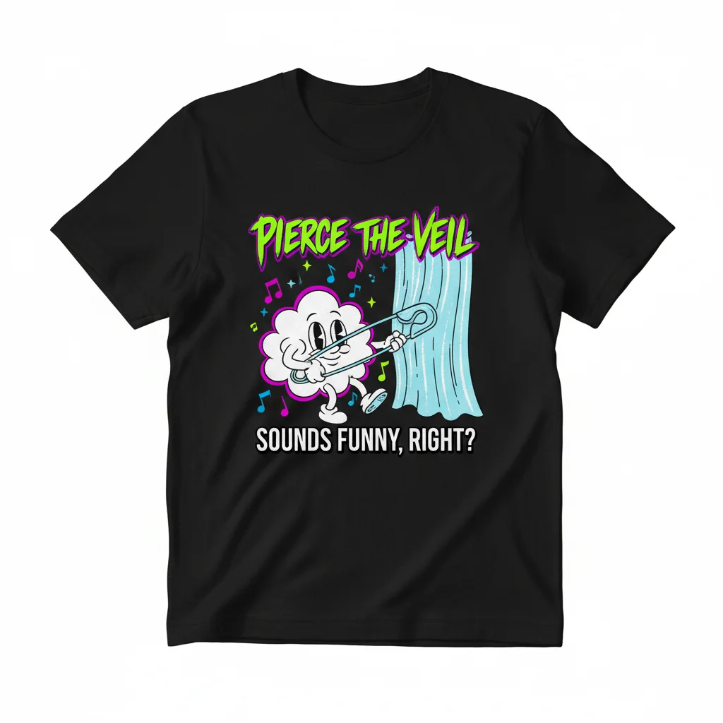 Pierce the Veil Rock Band Funny Essential T-Shirt - Official Merch Style Tee