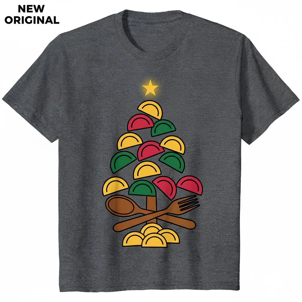 Pierogi Tree Essential T-Shirt: Lasting Comfort, Vibrant Style