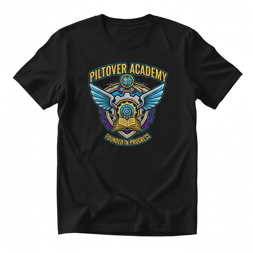 Piltover Academy Logo Tee - Essential Streetwear