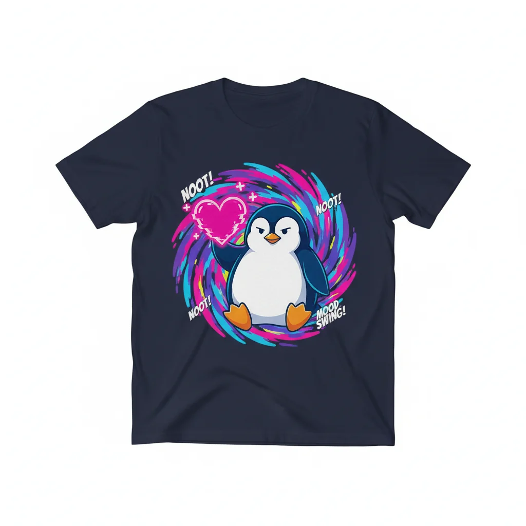 Pingu Heart Mood Tee: Essential Street Vibe