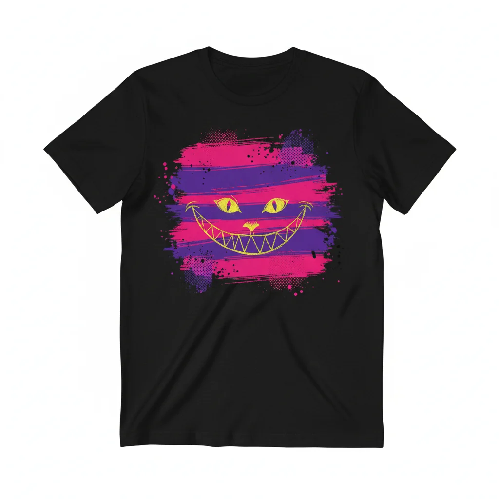 Cheshire Cat Stripes Essential Tee